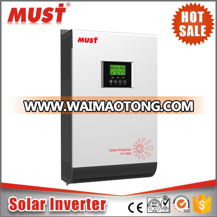 MUST High quality 5KVA dc to ac inverter 220v 380v three phase converter with pure sine wave